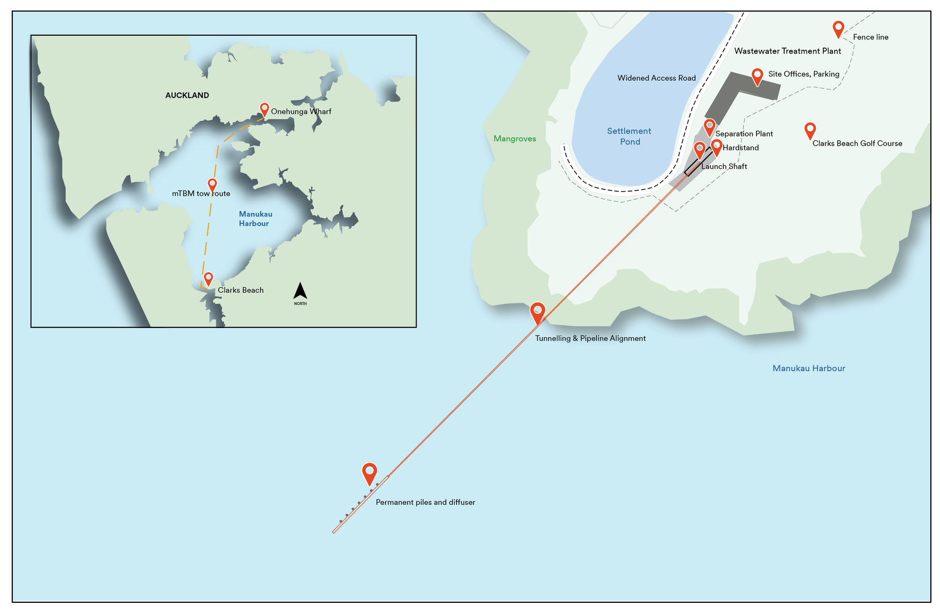 Clarks Baech Golf Course Outfall working file v13