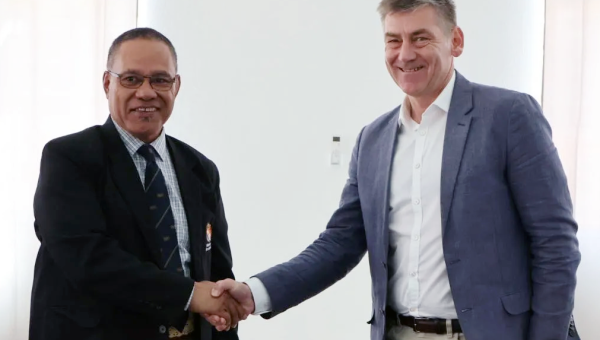 The new Fanga’uta Lagoon Bridge, our largest project in the Pacific