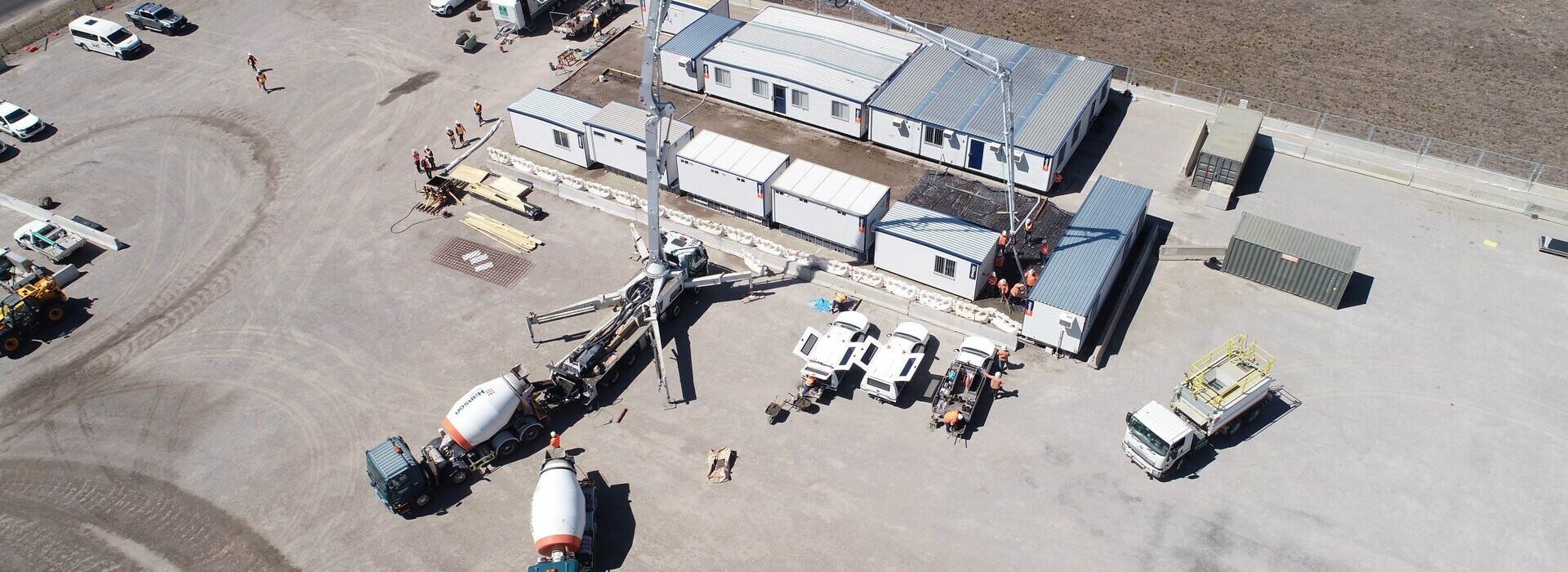 Lowering emissions using calcined clay concrete