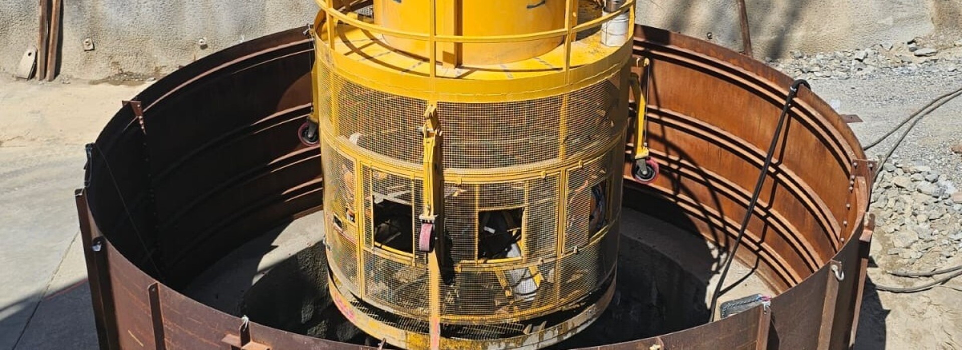 Innovative person-ridden concrete kibble