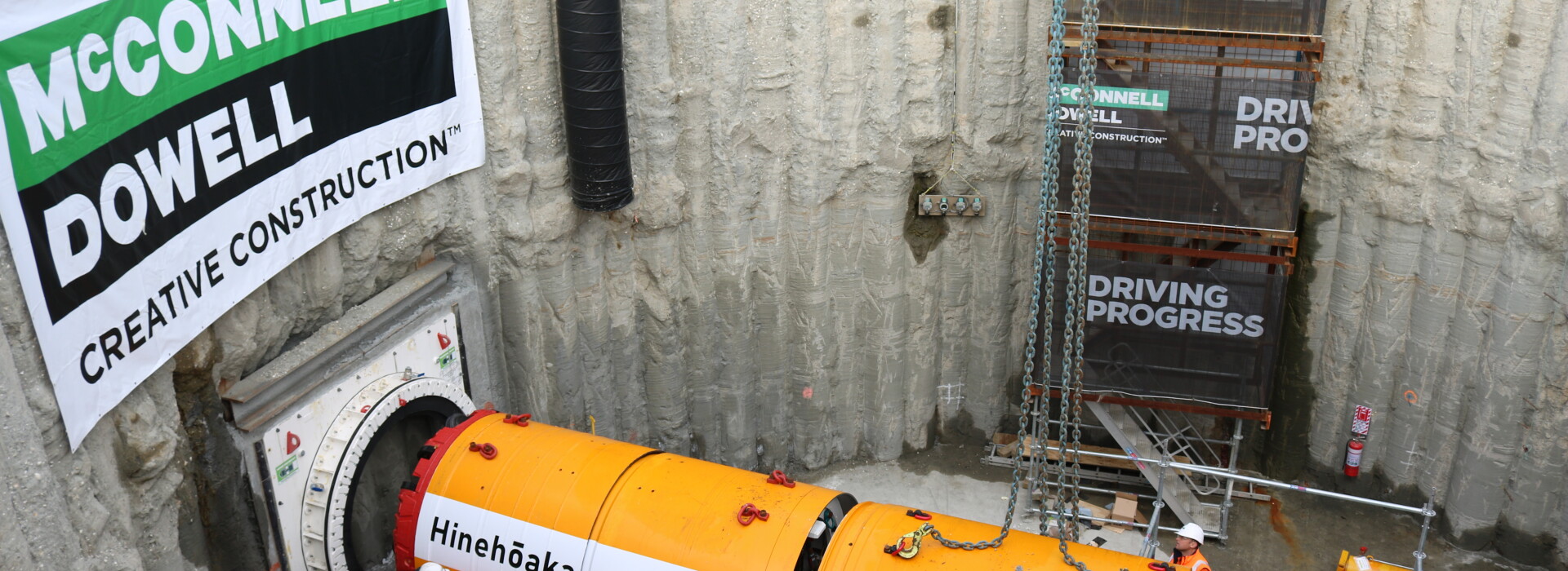 McConnell Dowell’s newest TBM gets to work on the St Marys Bay project 